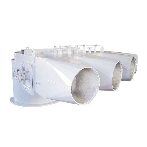 Bidirectional adjustable pulverized coal distributor