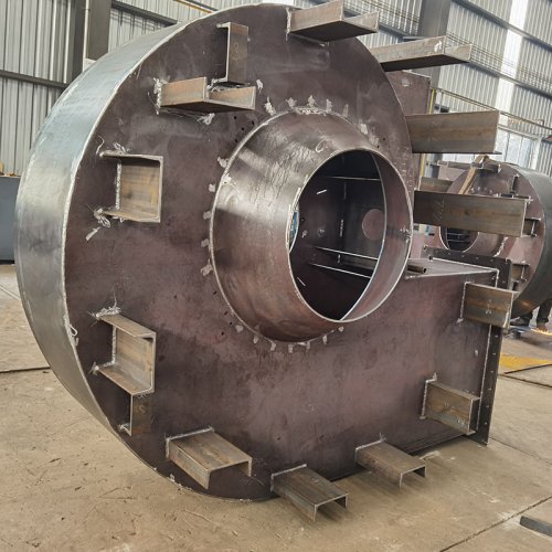 Marine boiler fan casing