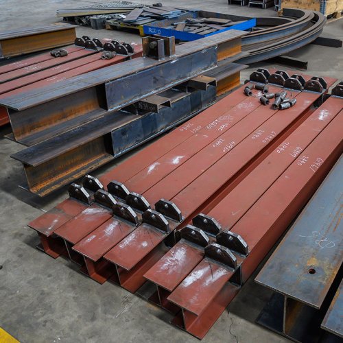 Industrial equipment steel frames